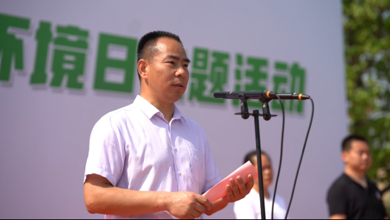 市怀远县生态环境分局副局长潘复生同志致辞县人大常委会副主任朱玉龙